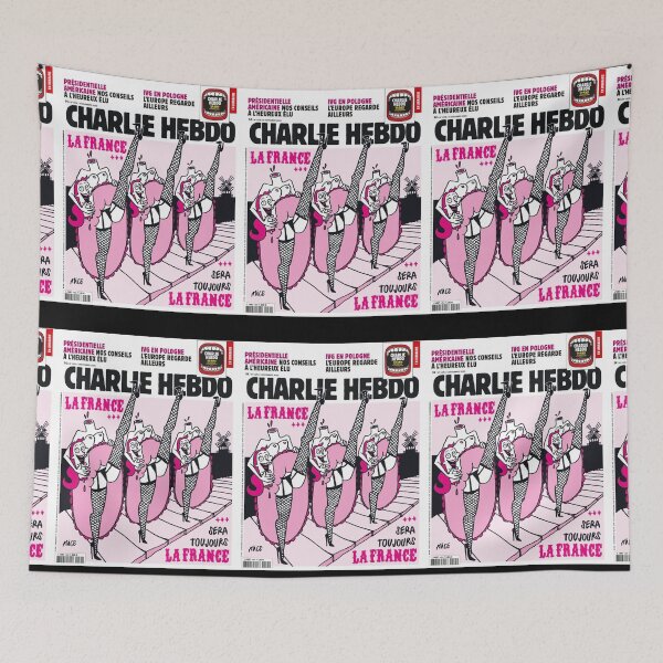 Item preview, Charlie Hebdo responds to terrorist acts with new cartoon designed and sold by PeishaKseyy.