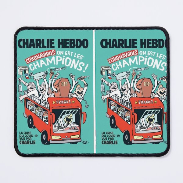 Item preview, Charlie Hebdo, Coronavirus on est les champions designed and sold by PeishaKseyy.