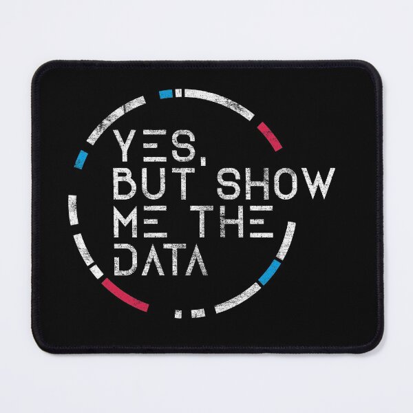 Item preview, Yes, But Show Me The Data designed and sold by FontGraphics.