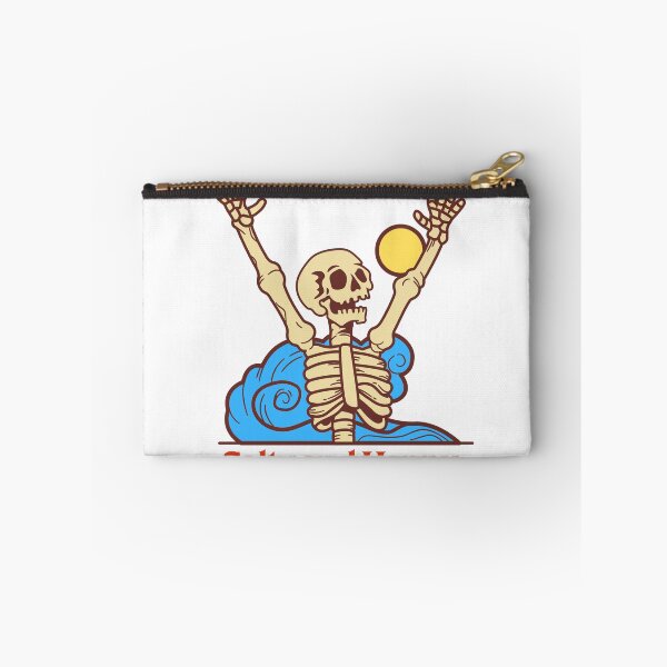 Item preview, Salty and Happy Surfer Skeleton Halloween designed and sold by ijdesigns.
