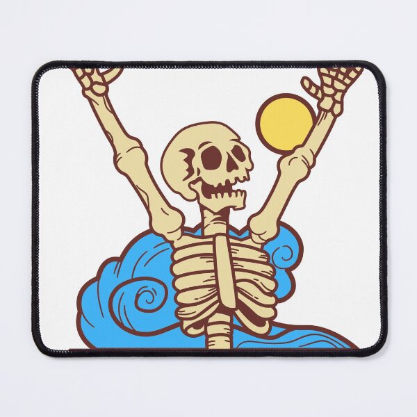Item preview, Salty and Happy Surfer Skeleton Halloween designed and sold by ijdesigns.