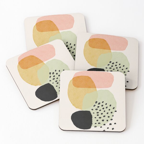 Item preview, Colorful Modern Watercolor Abstract Paint Stokes designed and sold by enricadenicola.