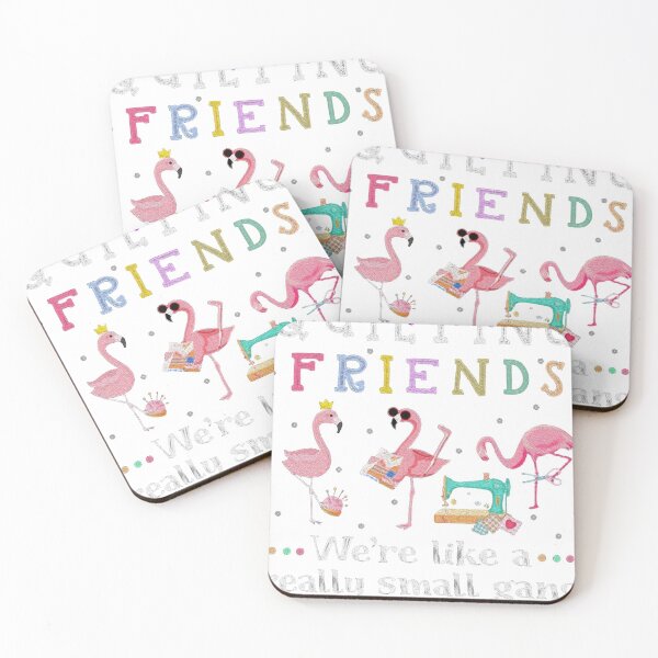 Item preview, Flamingos Were More Than Just Quilting Friends Were Like A Really Small Gang designed and sold by Jasonstoreasd.