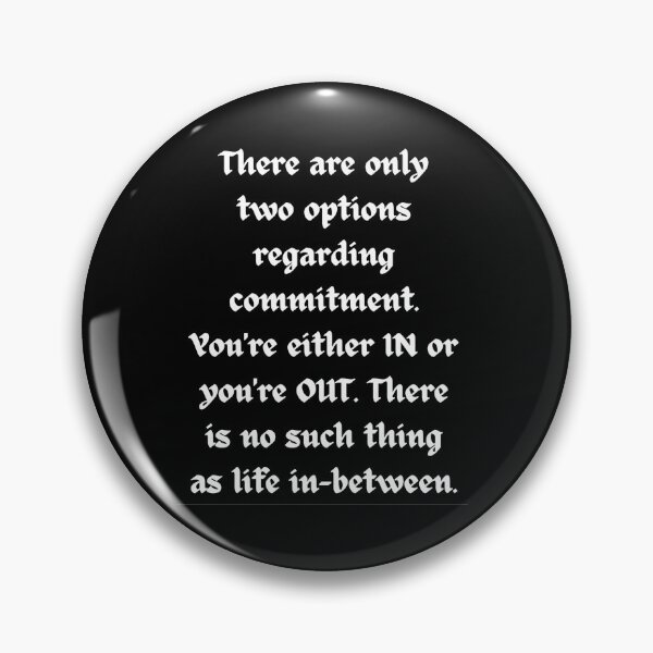 Item preview, There are only two options regarding commitment designed and sold by BlueThrow.