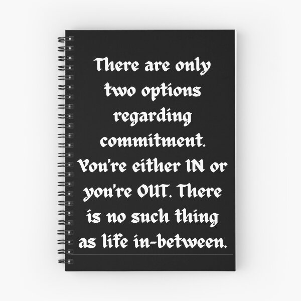 Item preview, There are only two options regarding commitment designed and sold by BlueThrow.