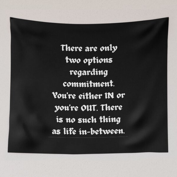 Item preview, There are only two options regarding commitment designed and sold by BlueThrow.