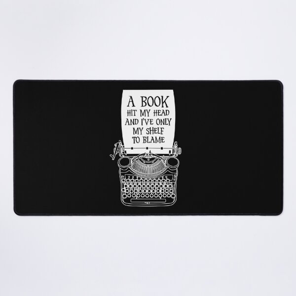 Item preview, A Book Hit My Head Typewriter Writer Author Quote designed and sold by GrandeDuc.