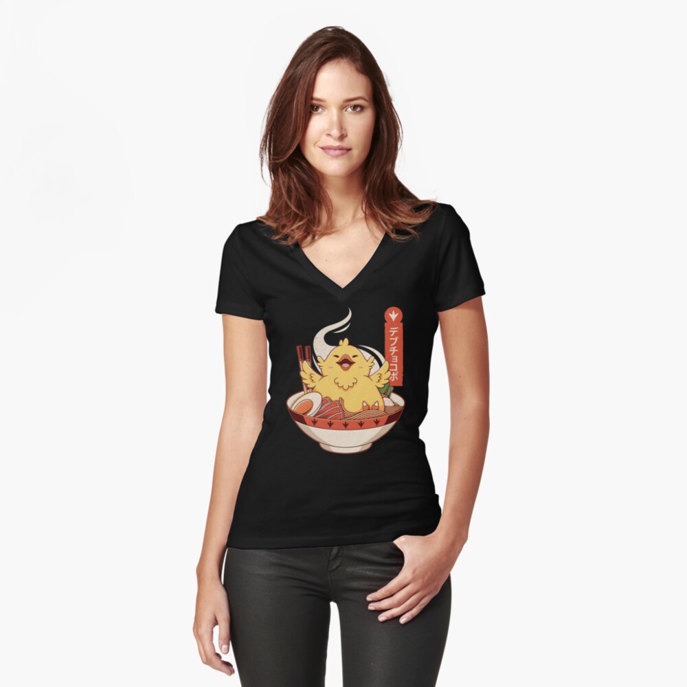 Item preview, Fitted V-Neck T-Shirt designed and sold by AlundrART.