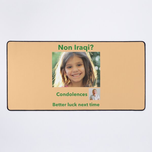 Item preview, "Condolences to Non Iragis" gr designed and sold by skoumpourdides.
