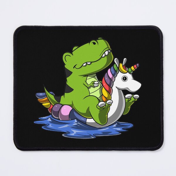 Item preview, T-Rex Dinosaur Riding Unicorn Float designed and sold by underheaven.