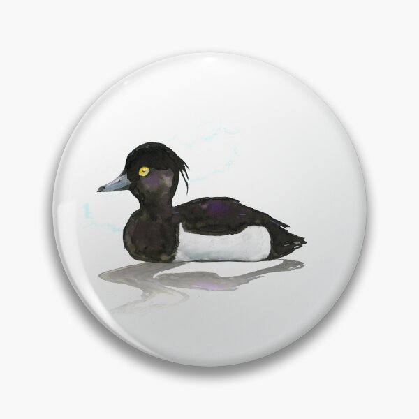 Item preview, Tufted Duck watercolor designed and sold by Bwiselizzy.