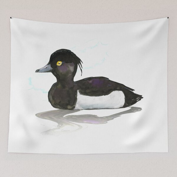 Item preview, Tufted Duck watercolor designed and sold by Bwiselizzy.