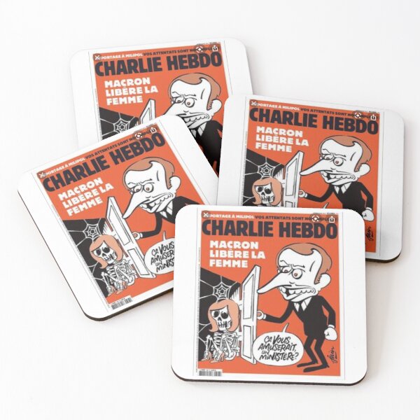 Item preview, These are all Charlie Hebdo caricatures of Macron designed and sold by PeishaKseyy.