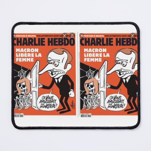 Item preview, These are all Charlie Hebdo caricatures of Macron designed and sold by PeishaKseyy.