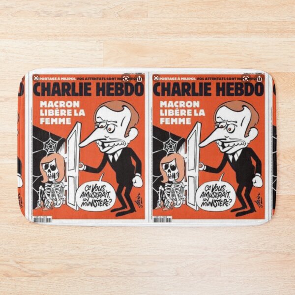 Item preview, These are all Charlie Hebdo caricatures of Macron designed and sold by PeishaKseyy.