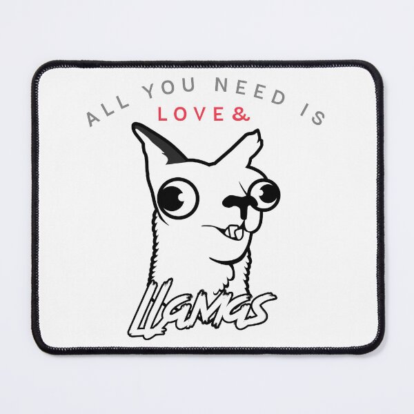 Item preview, All You Need Is Love and Llamas designed and sold by ProMySign.