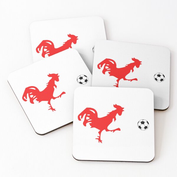 Item preview, Rooster Kicking Football or Soccer Ball designed and sold by DomGDesign.