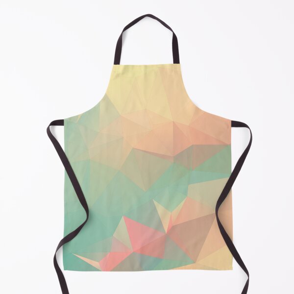 Item preview, PEACH AND MINT LOWPOLY designed and sold by EDDESIGNFORFUN.