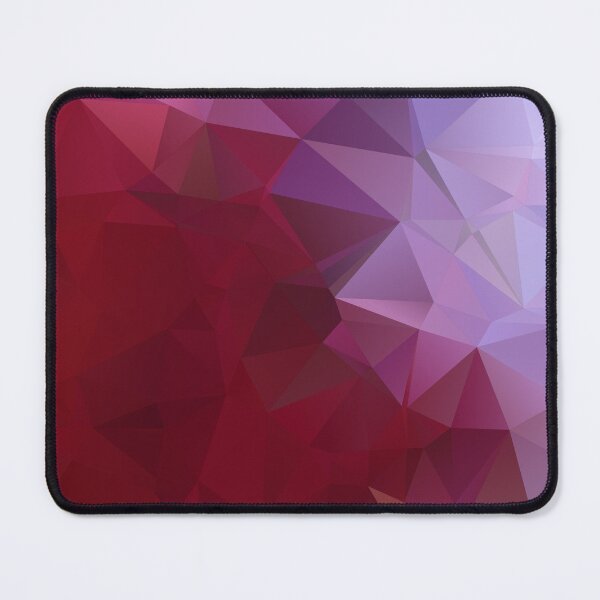 Item preview, POPPY RED & LILAC LOWPOLY designed and sold by EDDESIGNFORFUN.