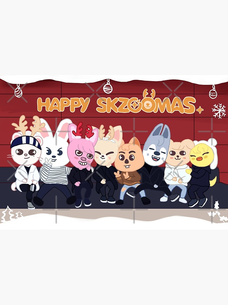 STRAY KIDS (SKZOO) An Skzoo Christmas | Metal Print