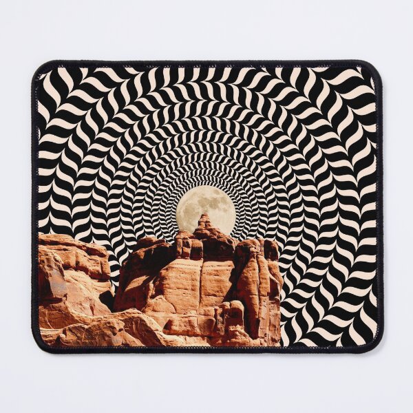 Illusionary Road Trip Mouse Pad