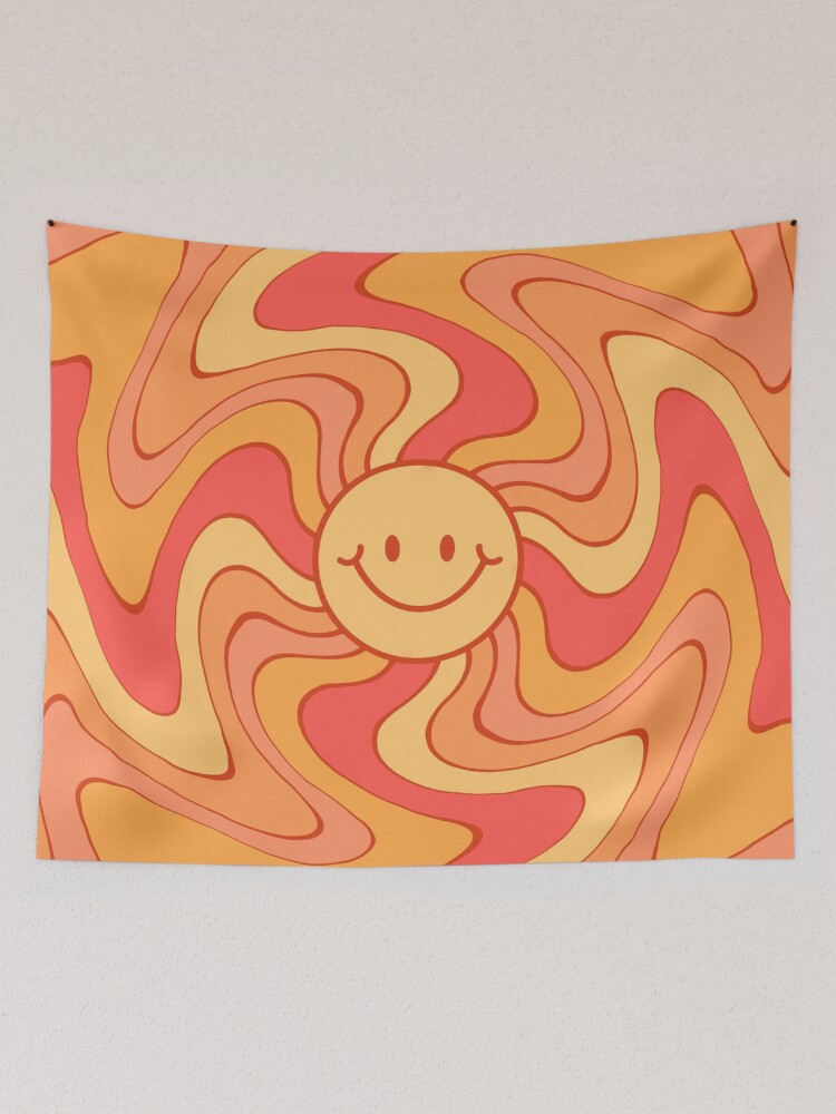 Pink sun tapestry sale