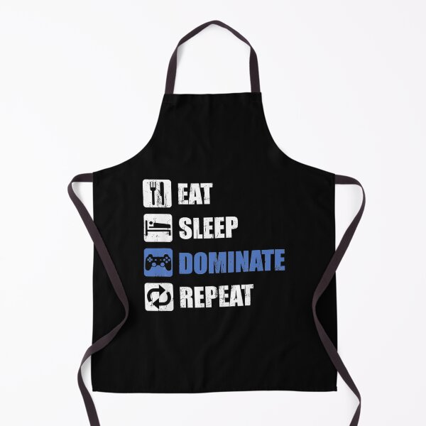 Item preview, Eat Sleep Dominate Repeat Funny Gamer Saying designed and sold by SweetbeStore.