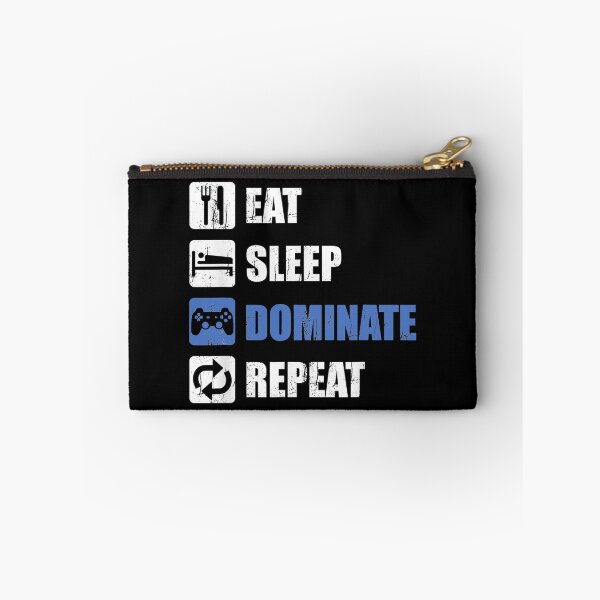 Item preview, Eat Sleep Dominate Repeat Funny Gamer Saying designed and sold by SweetbeStore.