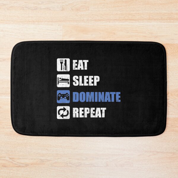 Item preview, Eat Sleep Dominate Repeat Funny Gamer Saying designed and sold by SweetbeStore.