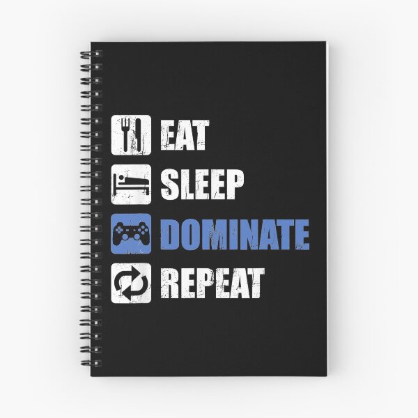Item preview, Eat Sleep Dominate Repeat Funny Gamer Saying designed and sold by SweetbeStore.