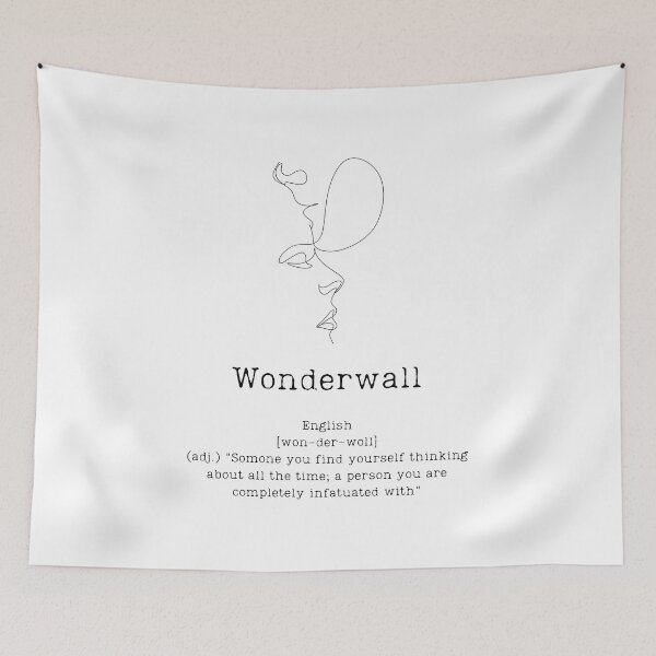 Item preview, WONDERWALL - "A person you are completely infatuated with" designed and sold by BookberryGarden.