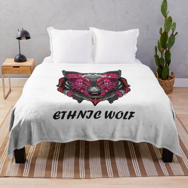 Item preview, Ethnic wolf designed and sold by Mihirawa.