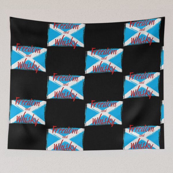 Item preview, Freedom And Whisky Freedom and Whisky Scotland Flag designed and sold by PeishaKseyy.
