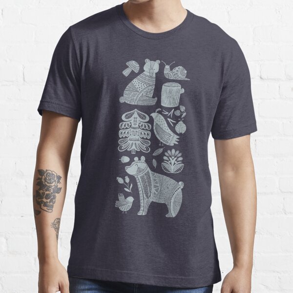 Bears Folk Art Essential T-Shirt