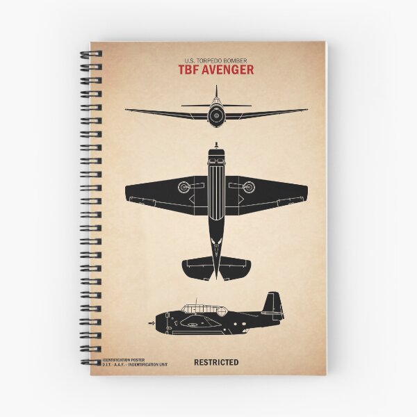 Item preview, WW2 TBF Avenger Identification Chart designed and sold by rogue-design.