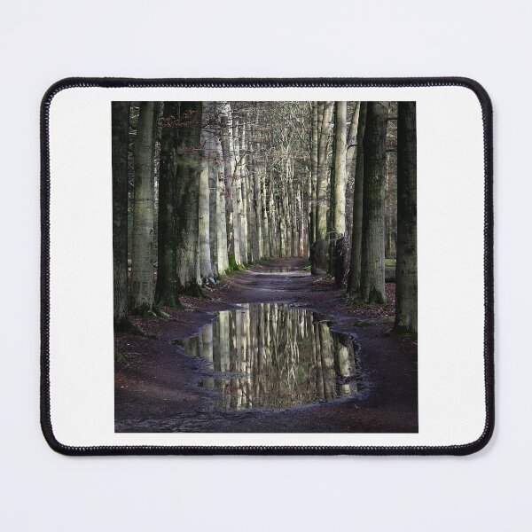 Item preview, Reflections of trees in a water puddle designed and sold by Anita van Gendt.