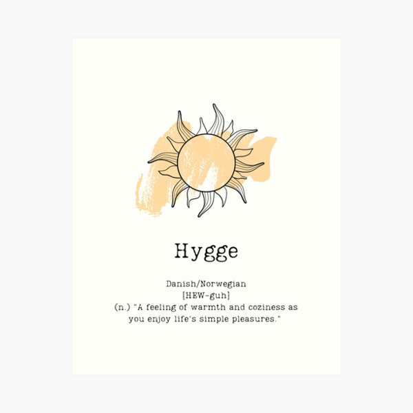 Item preview, HYGGE - "A feeling of warmth and coziness" designed and sold by BookberryGarden.