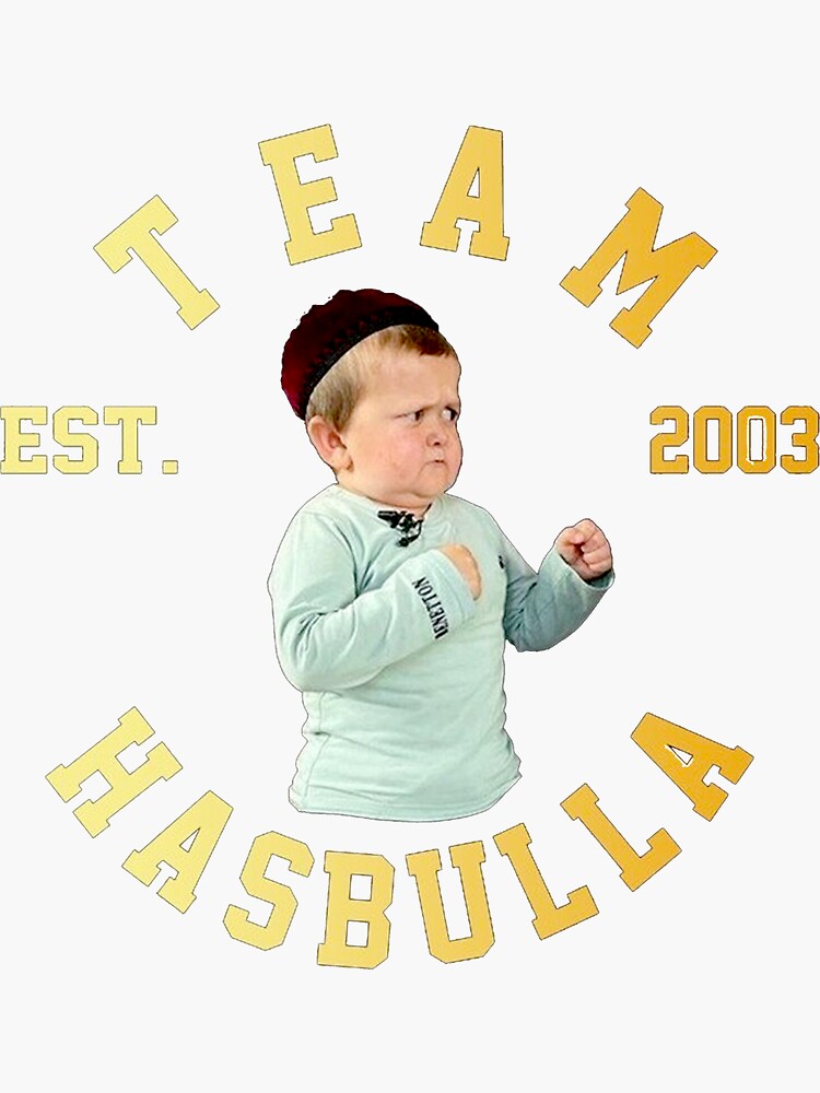 "team Hasbulla" Sticker for Sale by misthydtore Redbubble