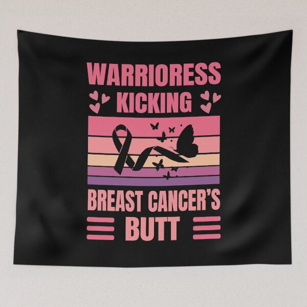 Item preview, Warrioress Kicking Breast Cancer's Butt | Breast Cancer Warrioress  designed and sold by The-ItemShop.