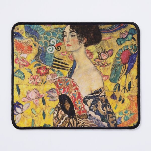 Item preview, Gustav Klimt - Lady with Fan designed and sold by Lefteris Betsis.