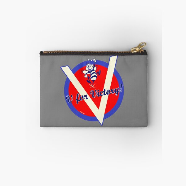 Item preview, V for Victory World War 2 Insignia Retro 40s Cartoon Style designed and sold by skullislandprod.