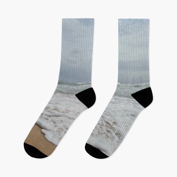Item preview, Ocean blue and white shore waves designed and sold by Funny-Quote.