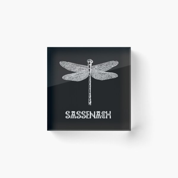 Item preview, Outlander DRAGONFLY SASSENACH WHITE designed and sold by PeishaKseyy.