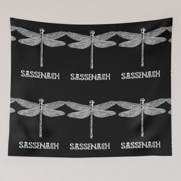 Item preview, Outlander DRAGONFLY SASSENACH WHITE designed and sold by PeishaKseyy.