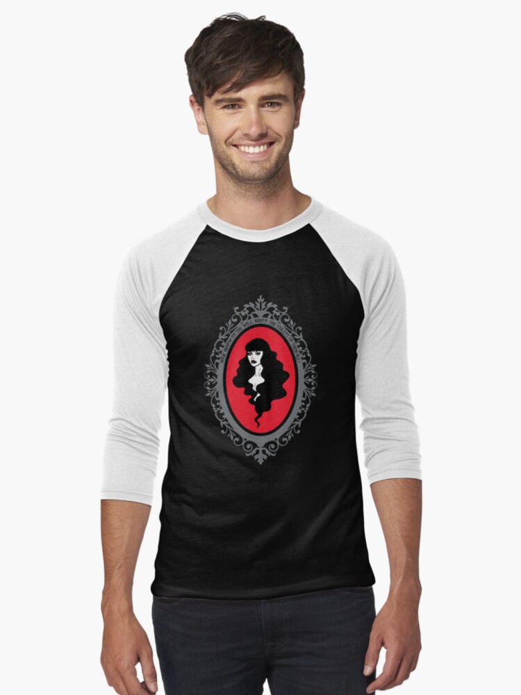 Thumbnail 1 of 3, Baseball ¾ Sleeve T-Shirt, Magic Mirror designed and sold by xXProserPinaXx.