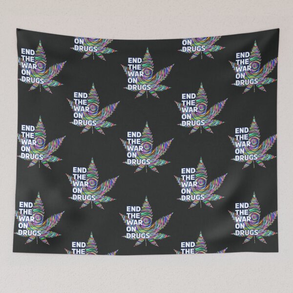 Item preview, End the War on Drugs (Multicolored Pot Leaf) designed and sold by CharlesPeterfs.