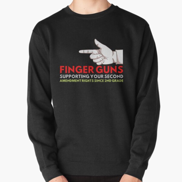 Item preview, Finger Gun Pistol Pew Pew Gun Rights T-Shirt designed and sold by spolayastore.