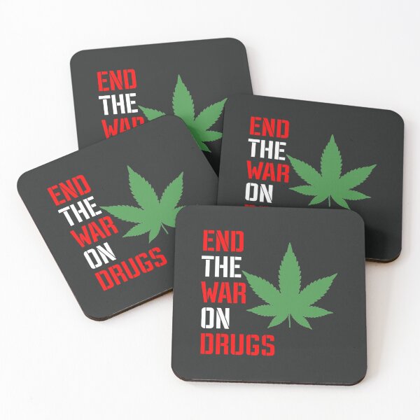 Item preview, End the War on Drugs (White Text, Black designed and sold by CharlesPeterfs.