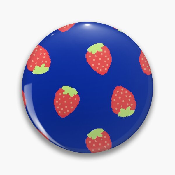 Item preview, Strawberries Pixel Art 8Bit Pixelated Strawberry designed and sold by VaporwaveAnime.