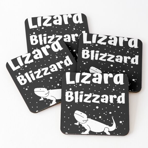 Item preview, Lizard Blizzard winter gift for bearded dragon keeper | Beardie mom designed and sold by OleeVO.